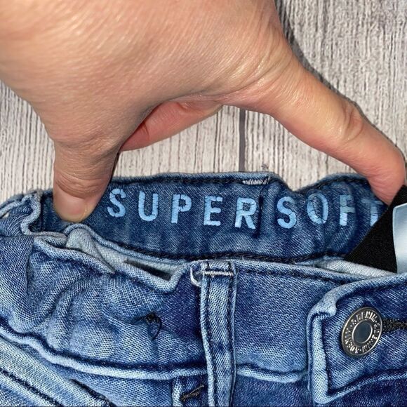 & denim super soft slim fit jeans blue girls size 3T-4T - Picture 3 of 6